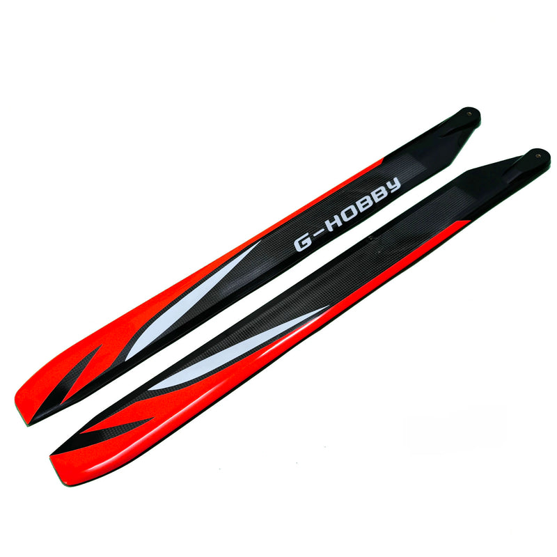 1 Pair G-HOBBY 690mm / 700mm Carbon Fiber Main Rotor Blade Spare Parts for Trex 700 SAB700 X7 RC Helicopter