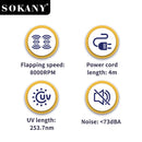 SOKANY Vacuum Cleaner for Home Bedroom Sofa Dust Mite Eliminator Germicidal Disinfection Tool 1400W Dust Mites Vacuum Cleaner