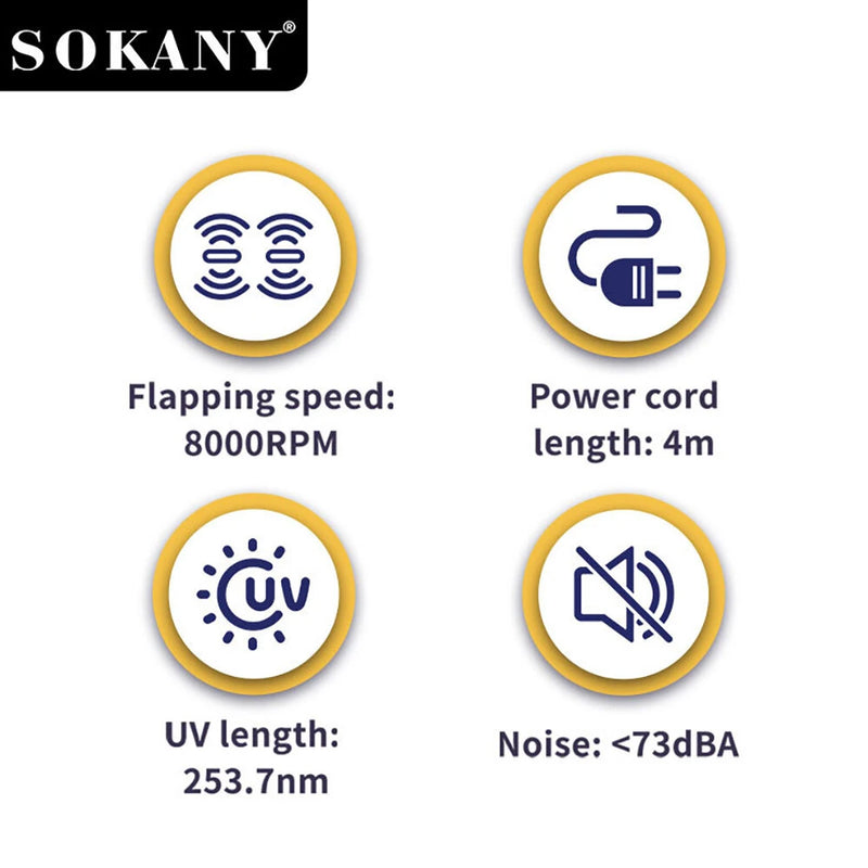 SOKANY Vacuum Cleaner for Home Bedroom Sofa Dust Mite Eliminator Germicidal Disinfection Tool 1400W Dust Mites Vacuum Cleaner
