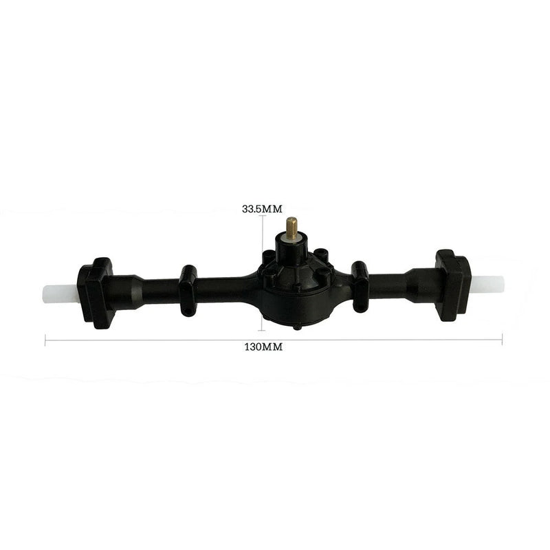 2PCS Front Rear Bridge Axle W/ Metal Gear for WPL B14 B24 C14 C24 Fayee FY001 FY002 Rc Car Parts