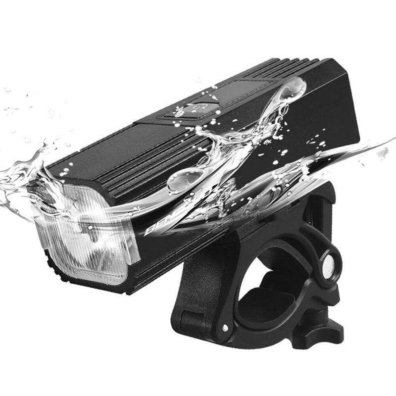 BIKIGHT LED High Brightness Long-range Bicycle Headlight IPX4 Waterproof USB Charging 3 Light Modes Bike Front Light for MTB Night Riding Safety