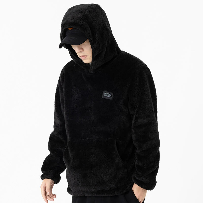TENGOO HS09 Smart Heated Hoodies Sweater 9 Heating Areas Quick Heating USB Rechargeable Washable Safety Fashion Oversize Jacket for Winter Outdoors Keep Warm
