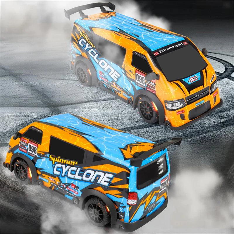 HR 2159 1/24 4WD 2.4G High-Speed Drift Truck Off-Road Model Electric Remote Control RC Car W/ Light