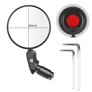 WEST BIKING Round Bicycle Rearview Mirror 360Rotatable Convex Safety Cycling Motorcycle MTB Bike Rearview Mirror