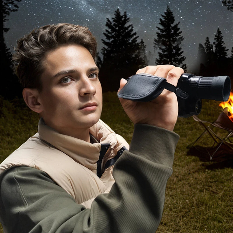IPRee Monocular Night Vision Device 1080P HD Infrared Camera 16X Digital Light Zoom Telescope with 2 inch TFT Screen Support Photo and Video Recording