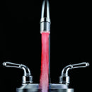 LED Light Temperature Sensor Sink Basin Faucet Hydropower Home Decoration