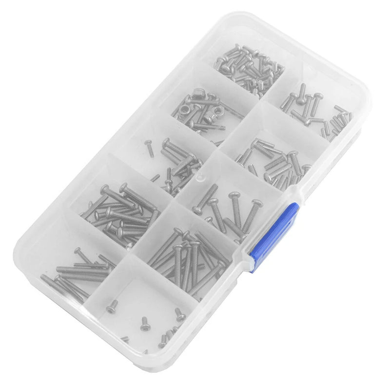 Stainless Steel Hexagonal Screw Nut Screw Kit for 1/18 TRX4M RC Car