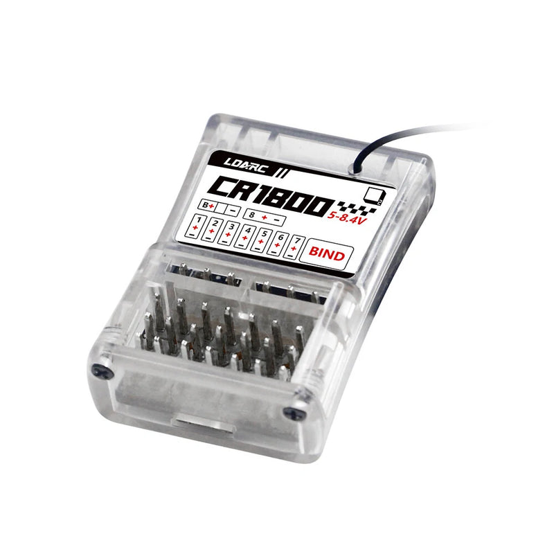LDARC CT01 2.4GHz 8CH Two-Way LCD Display Radio Controller with CR1800 Receiver for RC Car Boat Tanks Models