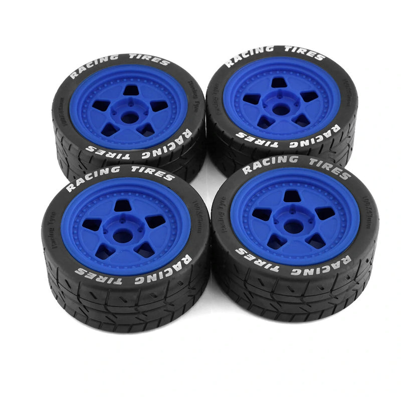4PCS Off Road Tires Wheel 17mm Hex Hubs for 1/7 RC Racing Car Arrma Infraction Felony ZD KM RC Car Parts