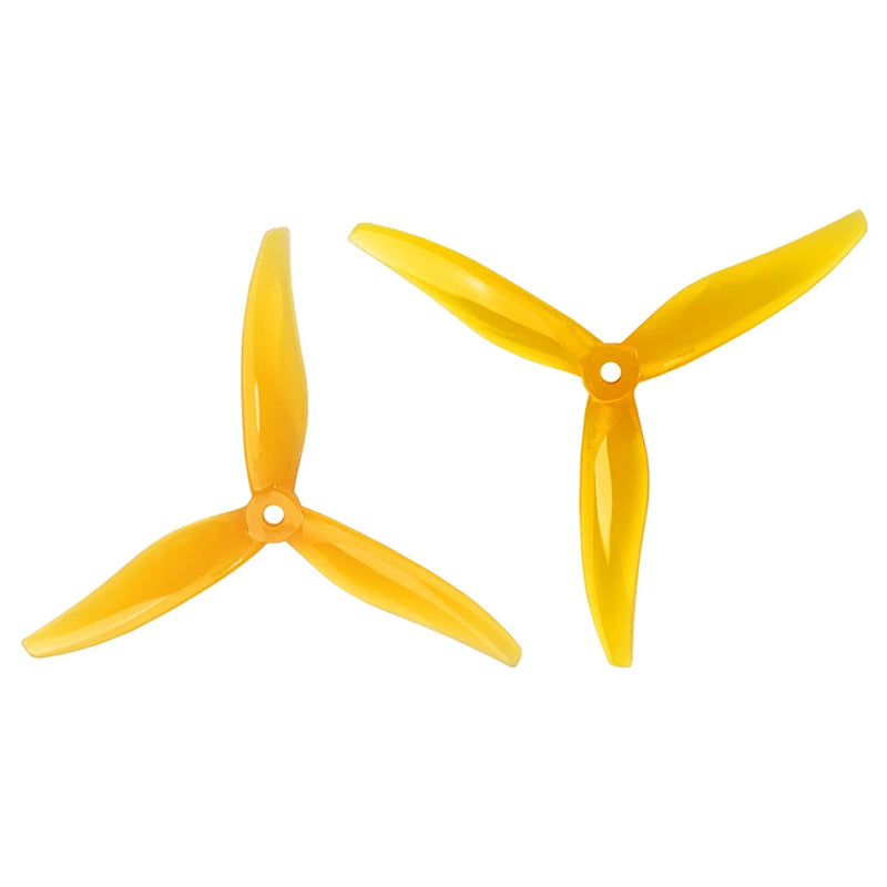 2 Pairs/ 6 Pairs GEMFAN 5129 YUKI 5.1Inch 3-blade PC Propeller 5mm Hole for 2306 2207KV Motor RC FPV Racing Drone
