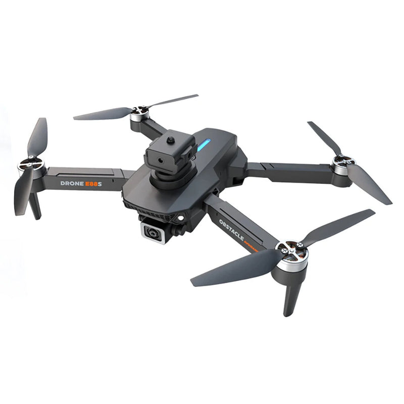 XKJ E88S Mini WiFi FPV with HD Dual Camera 360 Obstacle Avoidance Optical Flow Positioning Brushless Foldable RC Drone Quadcopter RTF