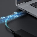 HAGiBiS Thunderbolt5 Type-C to Type-C Cable 120Gbps 240W PD3.1 Fast Charge 16K@60Hz Video 8K Triple Display Bi-Directional 80Gbps Data Sync High Speed Transmission 0.5M/1M Long Cables for Laptop TV