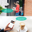 2K 4MP Dual Lens Panoramic WIFI Camera RJ-45 180 Wide Viewing Angle AI Human Detection IR Color Night Vision Two-way Audio Waterproof ICSEE Surveillance IP Camera EU Plug