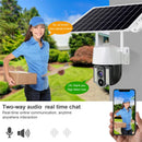 VC3 WiFi Solar Camera 2MP PTZ Outdoor Power Camara HD Night Vision PIR Humanoid Detection Two-way Audio CCTV Security Protection Built in Battery with Solar Panel IP66 Waterproof Security Cam