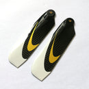 1pair 86mm Carbon Fiber Tail Blade for 550 Class RC Helicopter
