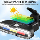 Bikight Solar Bike Taillight 300mAh Battery 7 Light Modes Type-C Charging IPX7  Waterproof Bicycle Rear Light for MTB Bike Motorcycle Electric Vehicle
