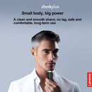 Lenovo Thinkplus ES10 Rechargeable Mini Electric Shaver IPX6 Waterproof Level 350mAh Batterye Capacity Wet and Dry Dual Use