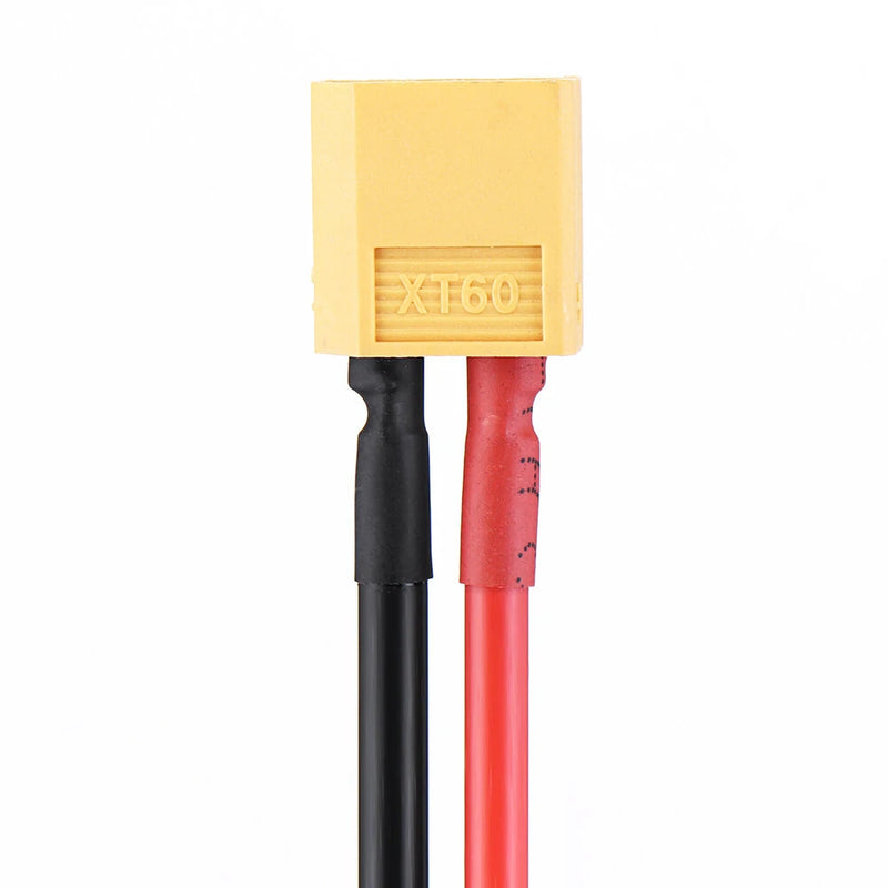 22cm 12/14AWG XT60 Male Plug to 4.0mm Banana Plug  Silicone Cable for B6AC Charger