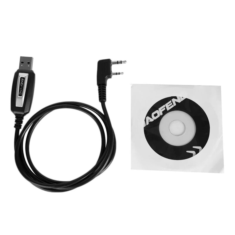BAOFENG 2 Pins Plug USB Programming Cable for Walkie Talkie for UV-5R serise BF-888S Walkie Talkie Accessories