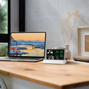 VA Color Screen Indoor And Outdoor Wireless Thermometer And Hygrometer Large Screen Perpetual Calendar Weather Forecast Weather Station Radio Clock