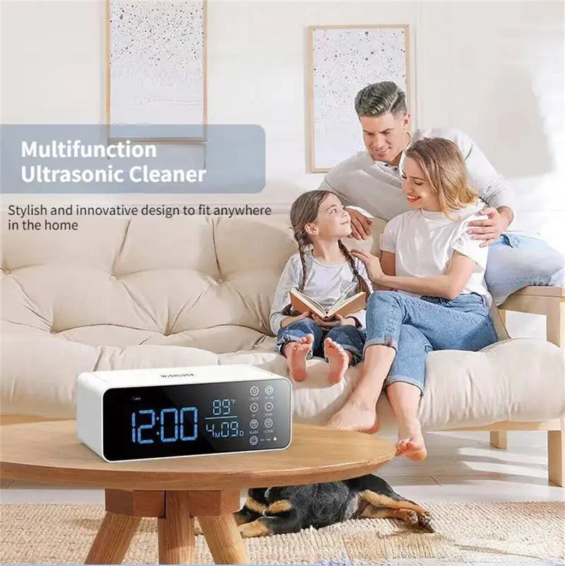 Tevorex Multi-Function Ultrasonic Jewelry Cleaner with 48KHz High-Frequency Vibration, Smart Touch Control, and Stainless Steel Tank Cleaning for Glasses, Watches & Accessories