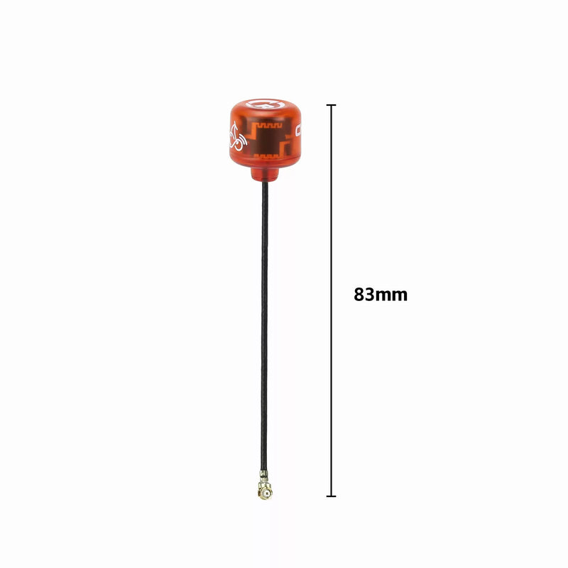 RUSHFPV CHERRY 2 Stubby 5.8GHz LHCP/RHCP FPV Antenna - 66mm Ipex for Digital/Analog FPV Systems
