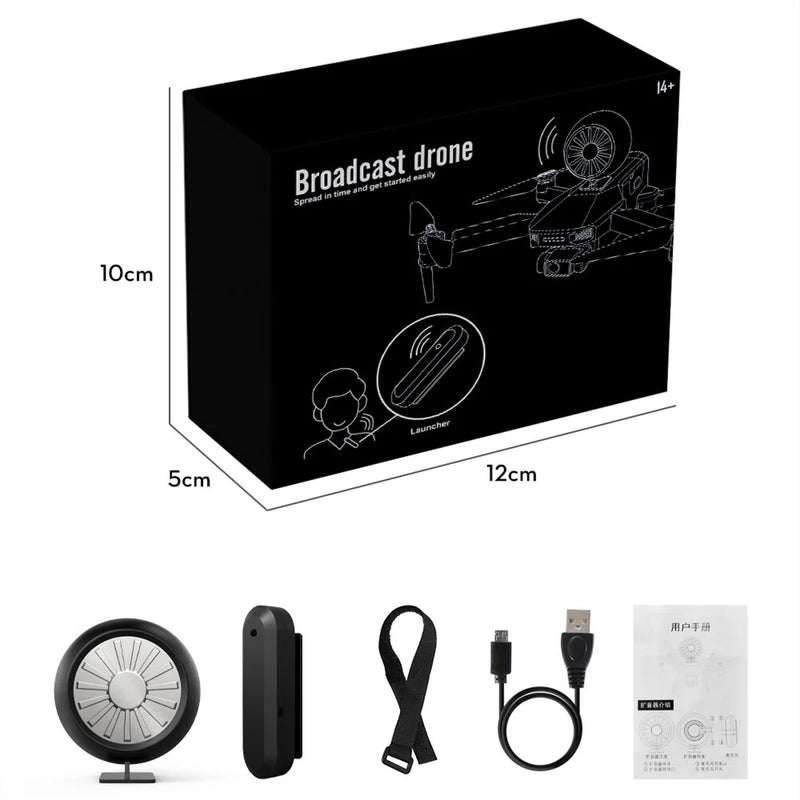 M2 Walkie Talkie Sky Speaker High-altitude Megaphone Laudspeakers Universal for RC Drone RC Car