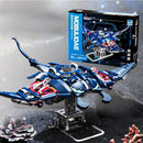 MJ 13059 Mechanical Whale 13085 Octopus 13057 Devil Fish 13095 Cobra King DIY Technical Creative Assembled Building Block Kit Kids Educational STEM Toys Christmas Gifts