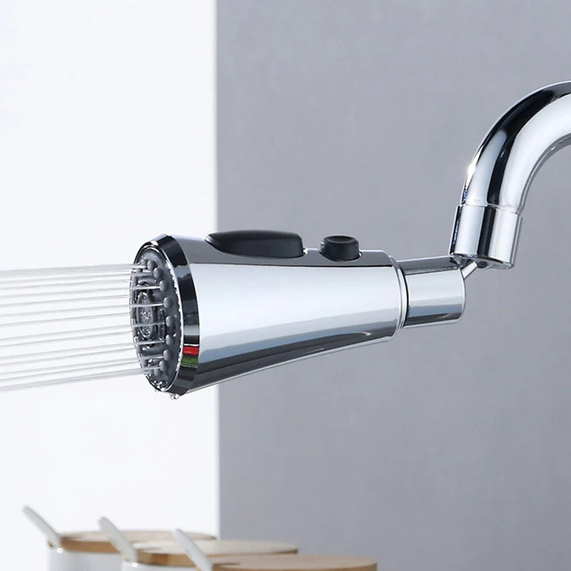 Kitchen Faucet Spray Head 3 Function Spray Head 360 Swivel Faucet Spray Head Kitchen Faucet Water Saving Sink Aerator Replacement Spray Head