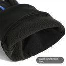 XANES Winter Waterproof Cycling Gloves Outdoor Sports Running Motorcycle Ski TouchScreen Fleece Gloves Non-slip Warm Full Finger for Riding Climbing Skiing Hiking Fishing
