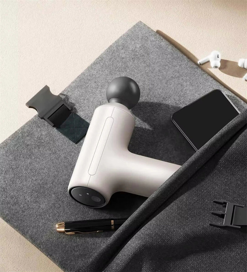 XIAOMI Mijia Fascia Gun H3 Mini Version With Hot Compress 12KG Percussion 3-Speed Vibration & Heat Therapy Smart Pressure Interactive Reminder Massage Gun