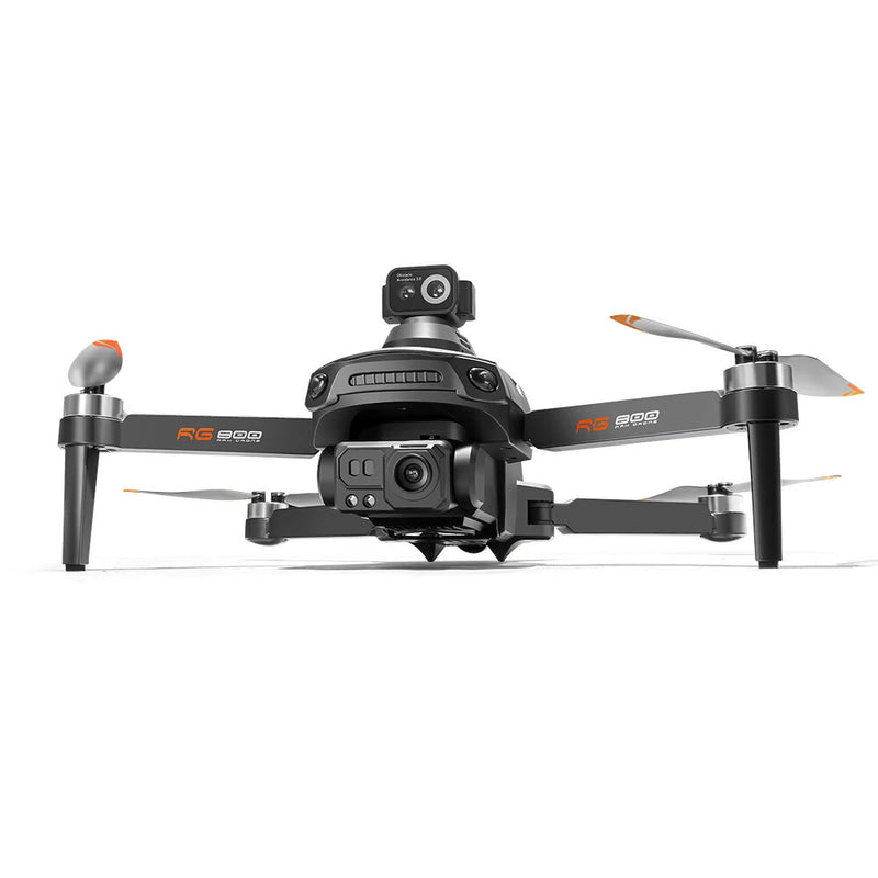 PJC RG800 MAX GPS 5G Repeater Digital FPV with 5.9inch LCD Screen Controller 1080P HD Dual Camera Servo Gimbal 360 Obstacle Avoidance Brushless Foldable RC Drone Quadcopter RTF