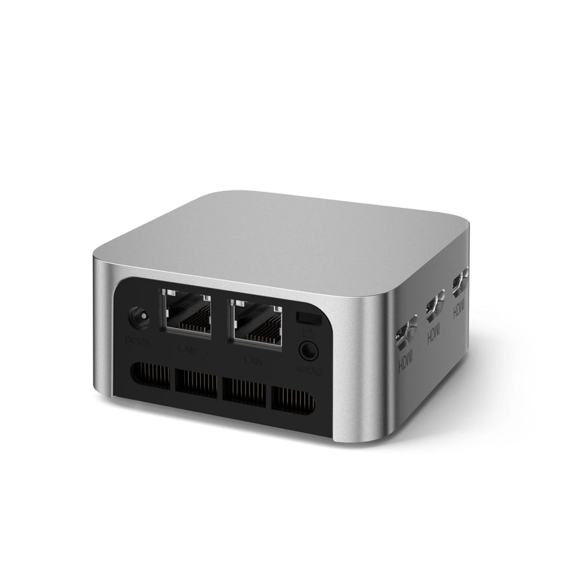 OUMAX T8 Intel Processor Alder Lake-N100 Mini PC 16GB RAM DDR5 512GB SSD Triple Display Windows11 Mini Computer Desktop PC
