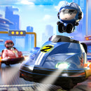 061 2.4G Two-player RC Bumper Car Parent-child Interaction Kart Drifting Collision Ejection Cool Lights Children Remote Control Toys