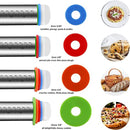 Rolling Pin Kitchen Tool Stainless Steel Adjustable For Baking Pasta Pizza Pie 4 Different Adjustable Thickness