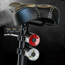 400lm LED Rear Bike Light Safety Tail Light Waterproof Professional  Natural White Bicycle Cycling Light Adjustable Button Battery For Camping Hiking Caving Everyday Use