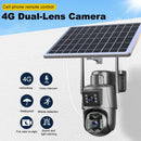 Guudgo 6MP Dual Lens Solar Camera WIFI 4G Remote Wireless Outdoor Security Auto Tracking Night Vision Human Detection Two Way Audio Waterproof Camera