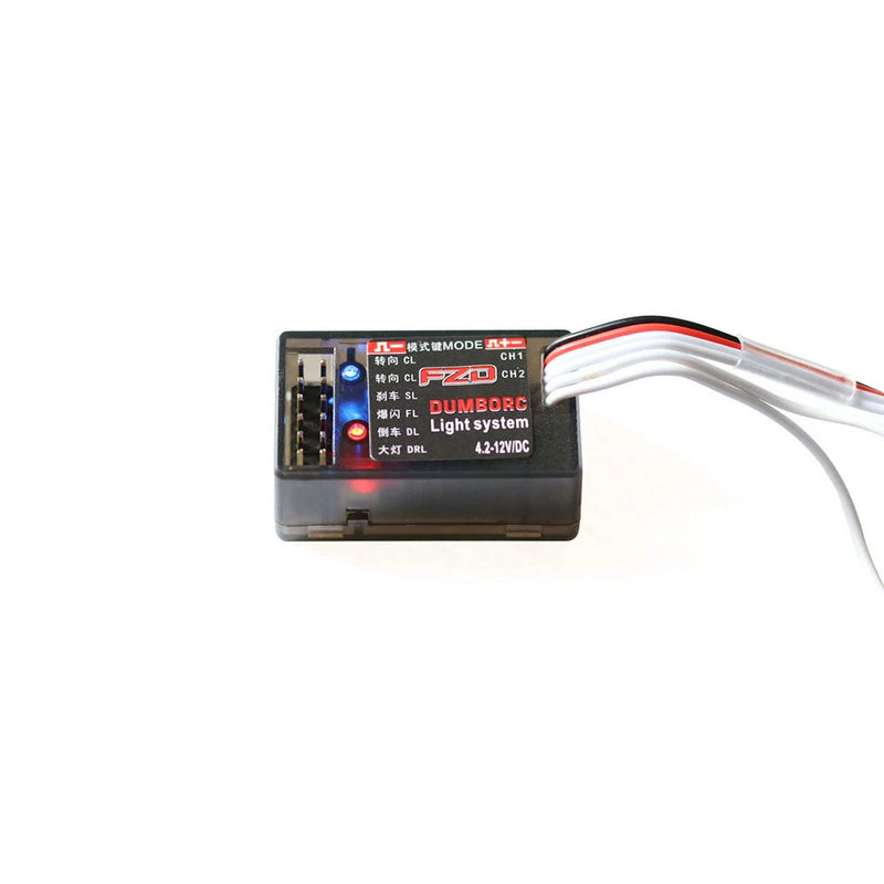 DumboRC FZD LED Controller Module Light System for X4 X6 X6P DDF-350 Transmitter JJRC Q65 MN90 1/10 1/8 TRX4 Axial SCX10 D90 RC Car Boat