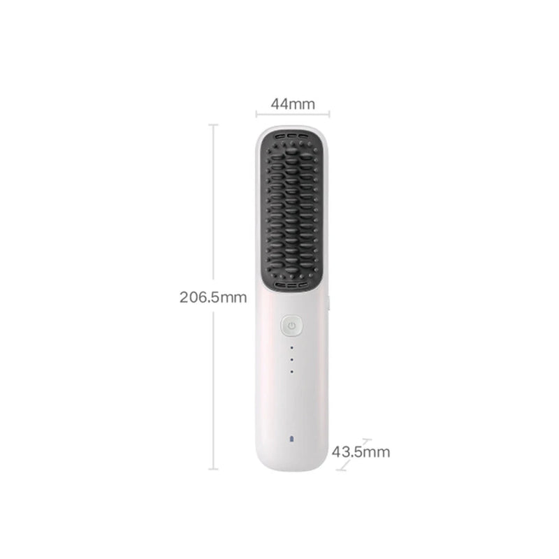 XIAOMI Mijia Wireless Straight Hair Comb Negative Ion Adjustable Temperature Lightweight Portable Hair Care Styling Comb