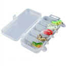 5pcs Topwater Minnow Fishing Lures Simulated Grasshopper Fishing Lure With Hook Mini Cricket Locust Top Water ArtificialBait