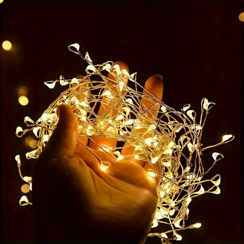 LED Decorative Lights Copper Wire Light String Indoor Outdoor Holiday Garden Decorative Lights Christmas Lights USB Remote Control