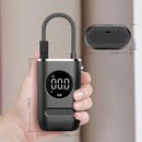 150PSI Wireless Bike Air Pump 70W Power Output 4000mAh Battery Digital Display LED Flashlight Auto-Off Smart Portable Fast Inflation Tire Pump for Bicycle Car Basketball