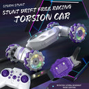 S-002 2.4G 4WD Stunt RC Car Watch Gesture Sensor Induction Deformation LED Light 360 Rotation Twist Drift Radio Remote Control Climbing Vehicle Model Children Kids Electronic Toys