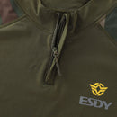 TENGOO Outdoor Sports Mens Camouflage Underwear Set Camo Training Long Sleeve Tops + Pants Suit Fitness Camping Hiking Hunting Underwear Clothes for Men