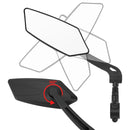 XANES DH005 Bicycle Left Rear View Mirror Wide Range High-Definition Rear View Mirror Cycling Adjustable Bike Mirror for E-bike Scooter Motorcycle