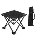 IPRee Portable Camping Folding Chair Footrest Compact Lightweight Travel Foot Rest Stool for Outdoor Park Lawn BBQ with Storage Bag