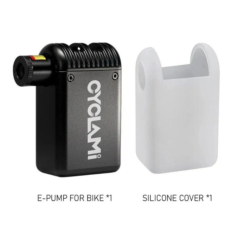CYCLAMI A2 100PSI Mini Electric Bicycle Air Pump Universal Automatic Rapid Inflation Overheat Protection 110g Portable Cordless Inflator for Outdoor Road MTB Bike Motorcycle Ball
