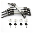 Upgraded Metal Front Rear CVD Drive Shaft w/ Hex Adapter for SLASH 4x4 Huan QI 727 1/10 RC Cars Vehicles Models Parts