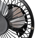 Solar Power Fan Exhaust with Monocrystalline Photovoltaic Panel Compact Portable Waterproof 15W Power Output USB-C USB-A DC Output Interfaces Ideal for Camping and Outdoor Activities