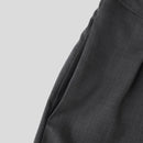 INCERUN Men Solid Color Straight Legged Pants Loose Fit Casual Hook Loop Zipper Long Trousers Large Size for Big Men S-5XL